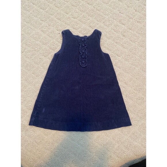 Ralph Lauren Other - Ralph Lauren toddler girl navy corduroy jumper dress size 18 months